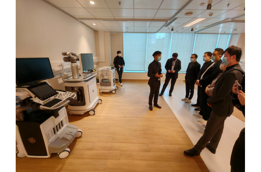 大中華癌病基金會參觀到訪香港中文大學醫院