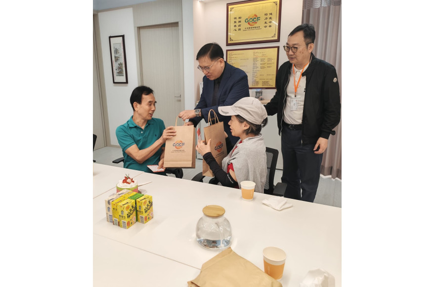 大中華癌病基金會於 2026 年 5 月 20 日舉辦了病友生日會